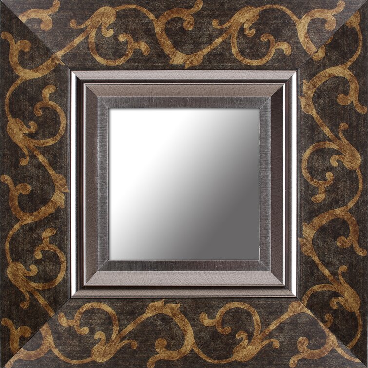 Fleur De Lis Living Burton Square Wall Mirror Wayfair